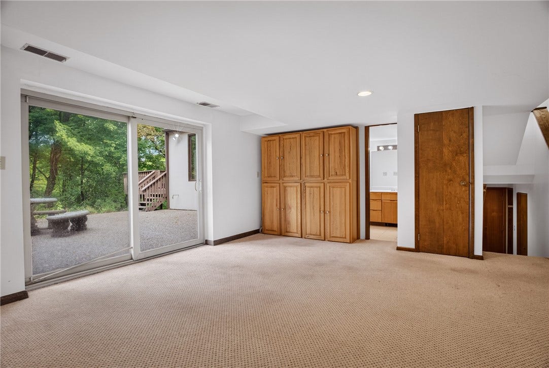 The finished lower level provides additional space to relax and unwind.