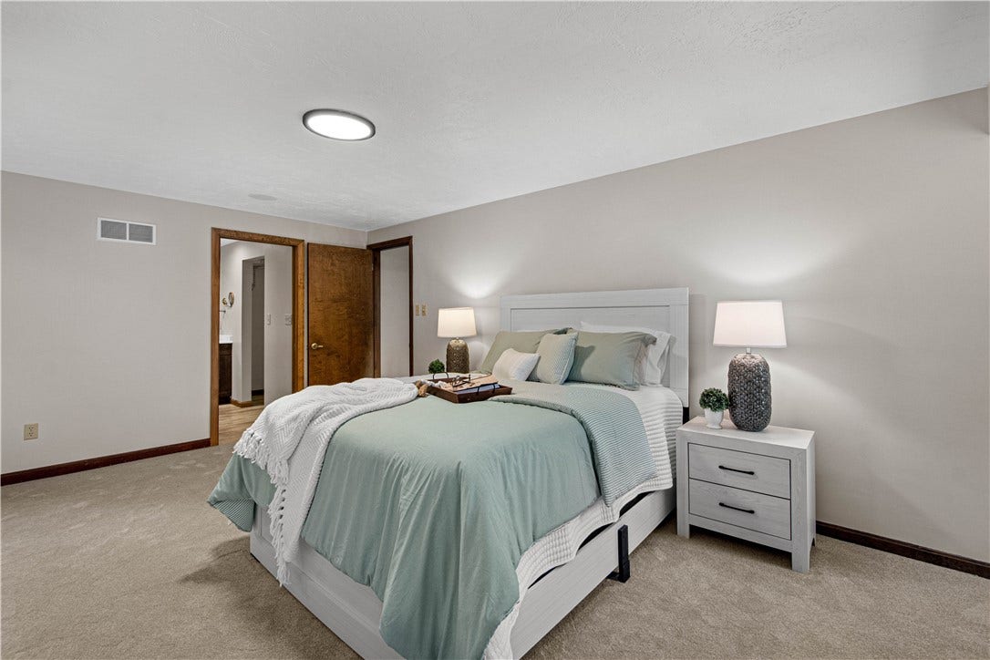 Generous proportions create a comfortable, calming retreat.