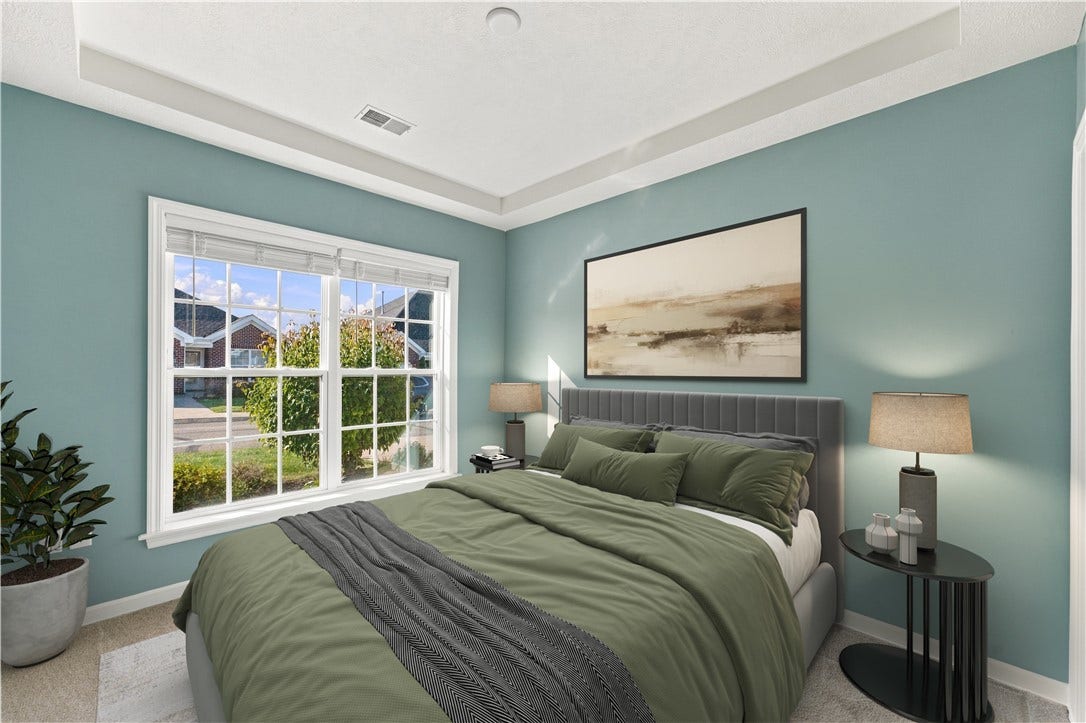 Staged Version of the Guest Bedroom