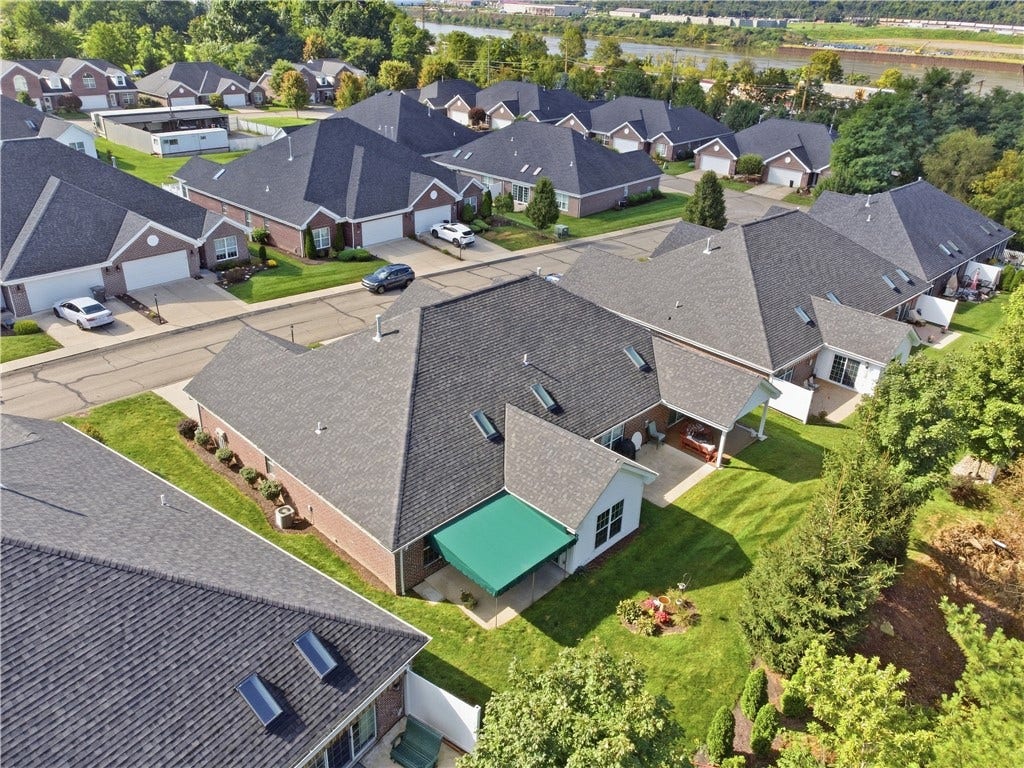 Aerial View of the Rear Exterior
