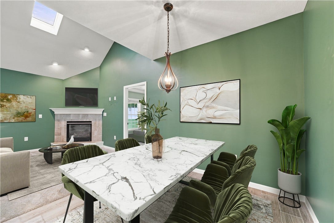 Staged Dining Area.  Perfect for Entertaining!