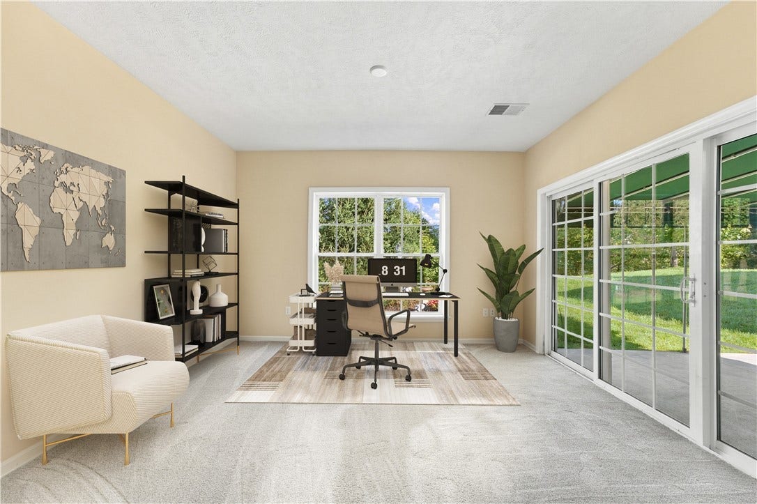 Staged Sun Room