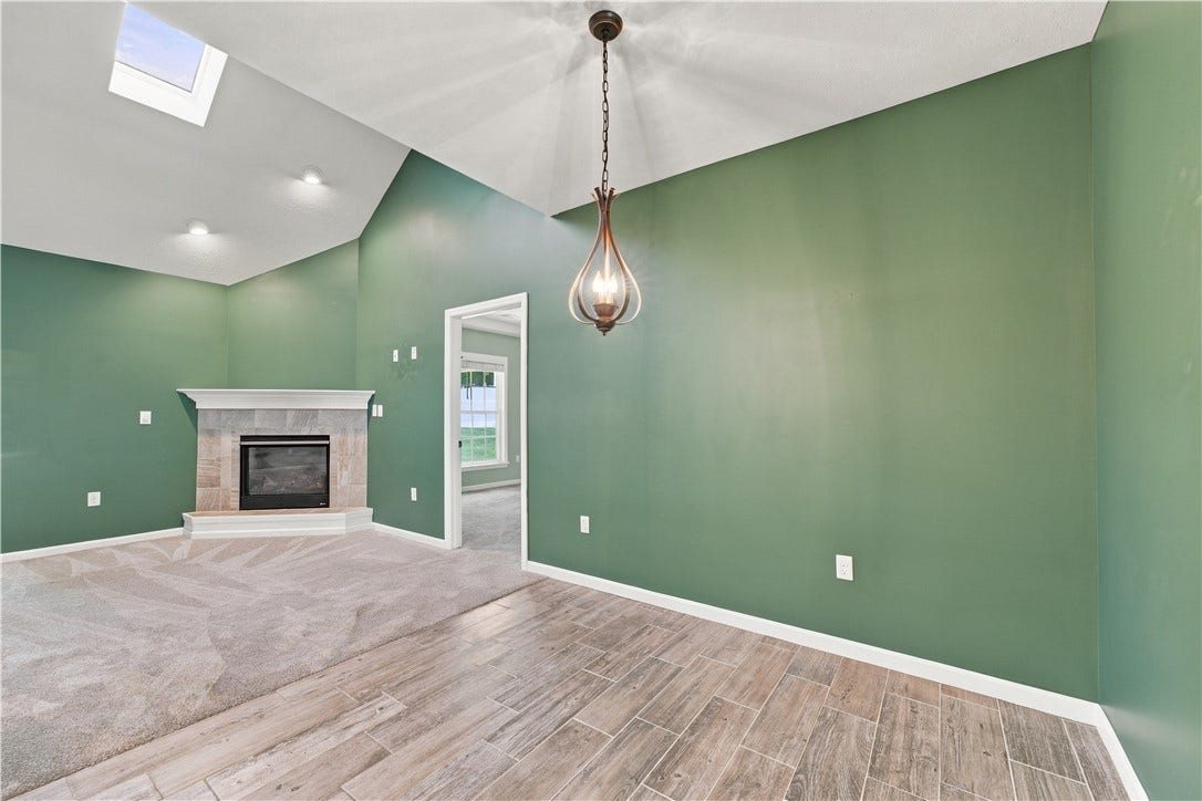 Dining Area with Neutral Porcelain Tile Flooring