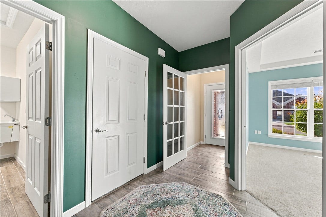 French Door from Enty Into the Foyer