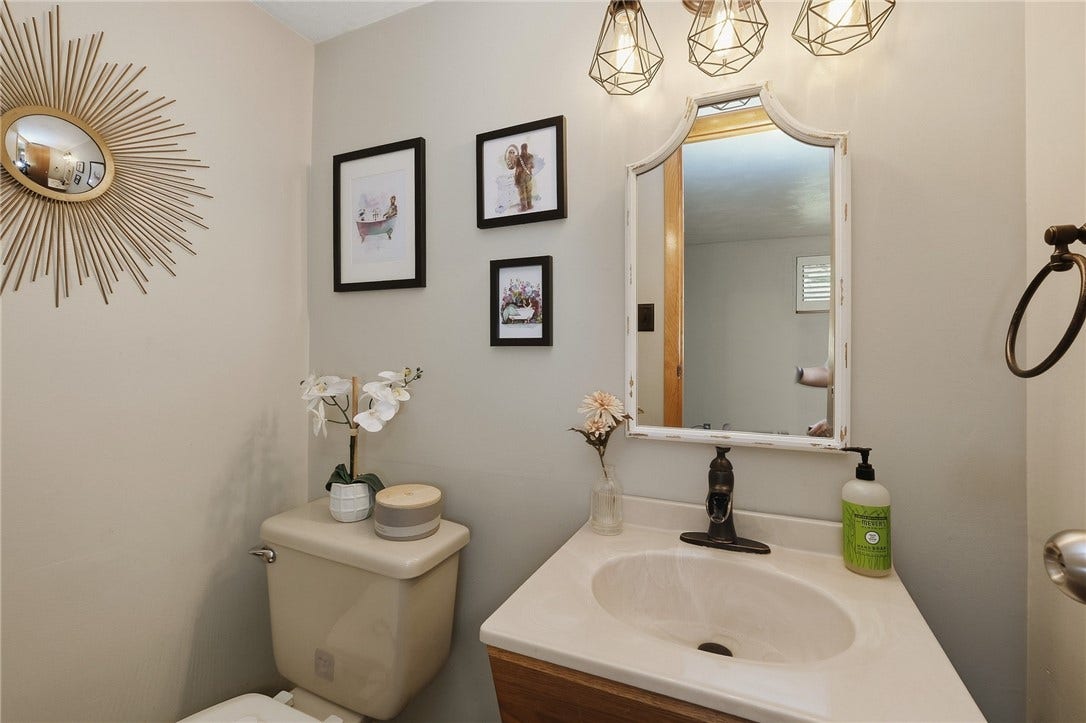 2724 Dwight Ave, Pittsburgh, PA 15216 Stylish Main Level Powder Room