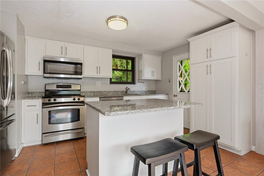 2724 Dwight Ave, Pittsburgh, PA 15216 White Cabinetry And Updated Stainless Appliances