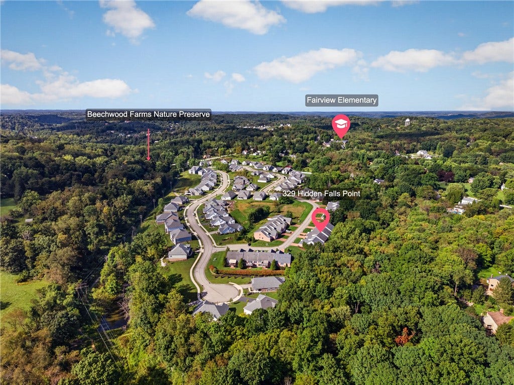 A CONVENIENT FOX CHAPEL LOCATION NEAR LOCAL SHOPS, RESTAURANTS, RECREATIONAL AMENTITIES AND ROUTE 28.