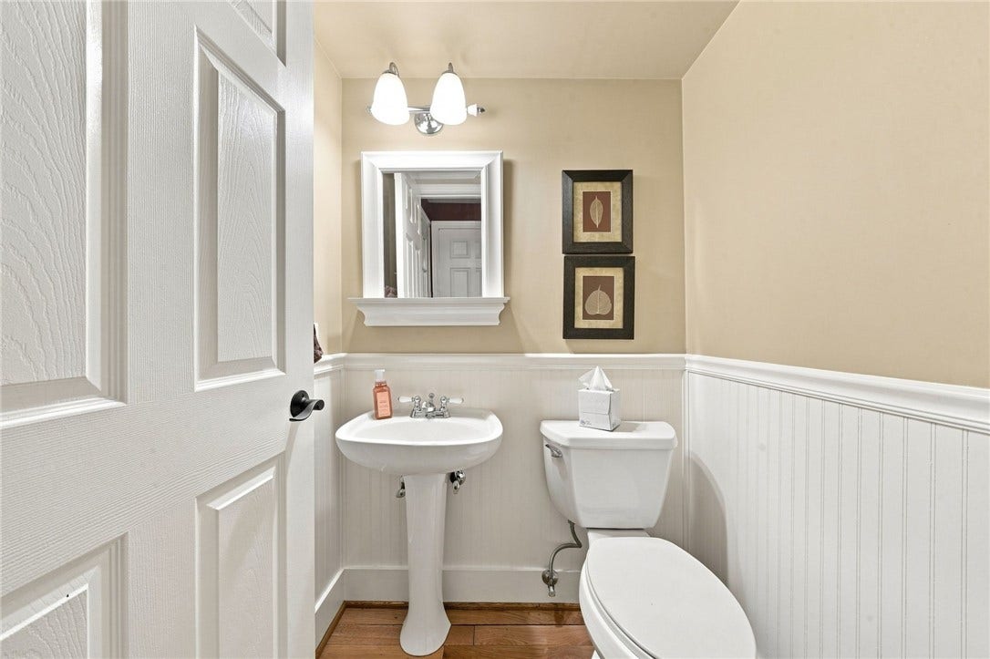 Powder Room on Main Level