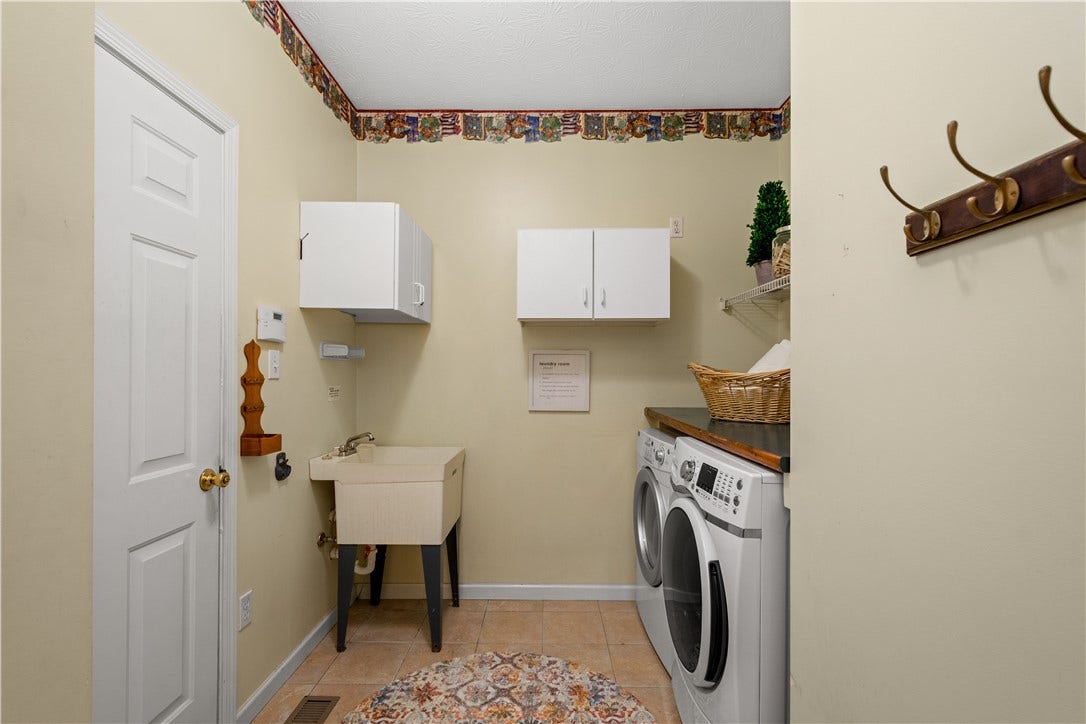 Main floor laundry.