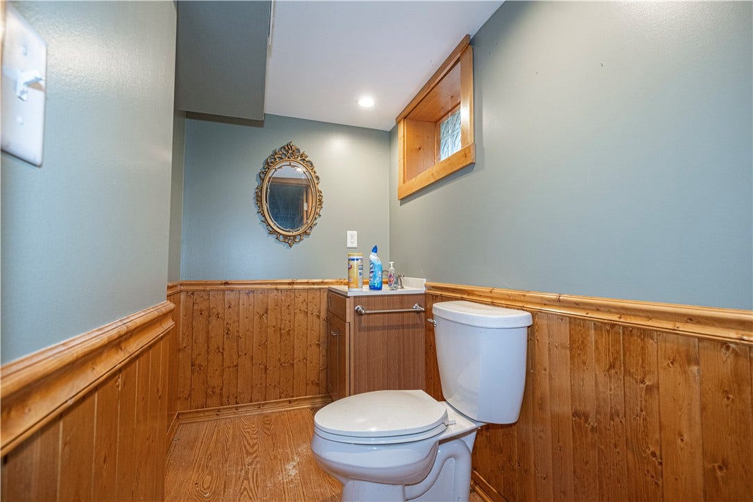 Half Bath in Basement