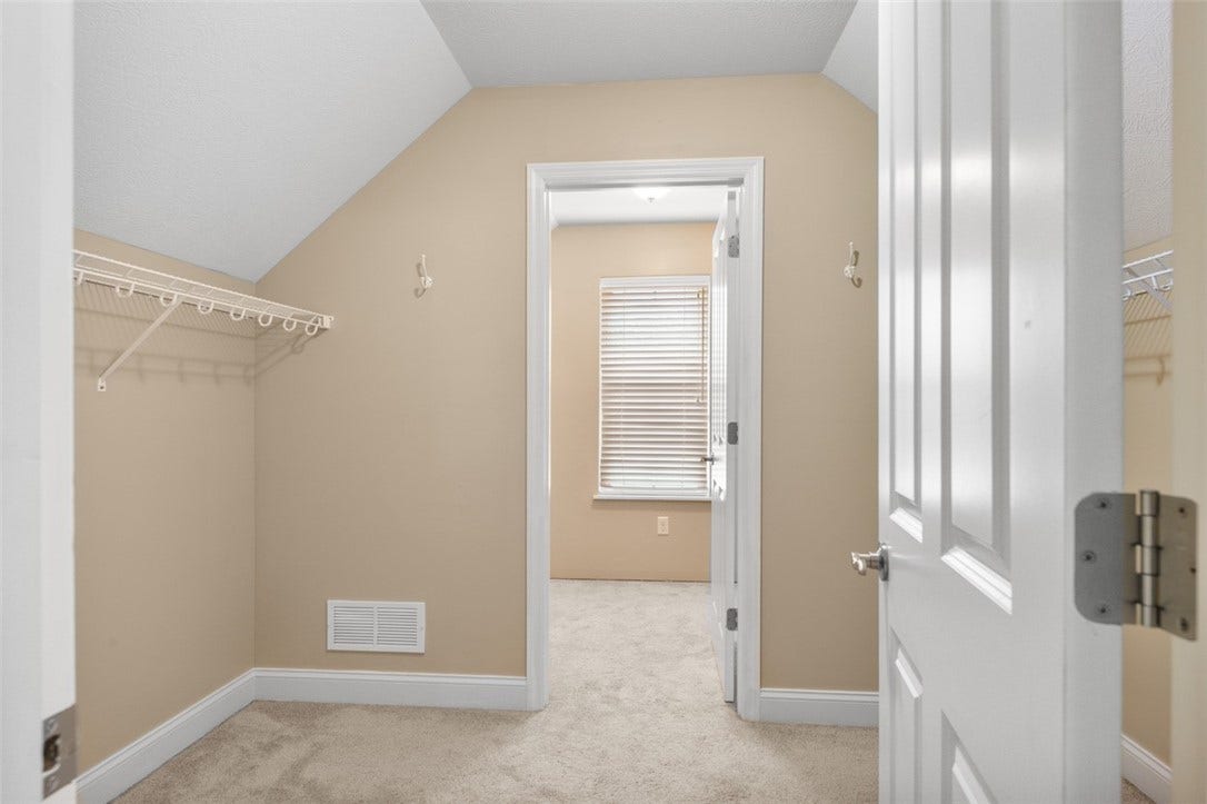 2 walk in Closets in bedroom 4