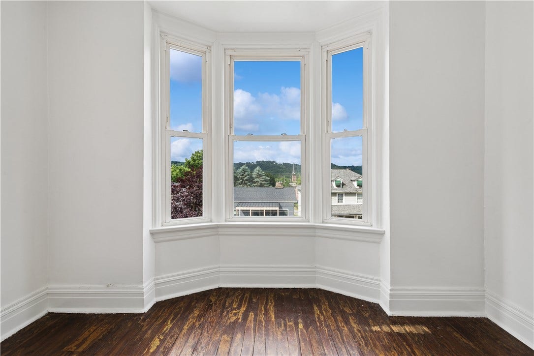 View from bedroom 1 looking over Sewickley Village