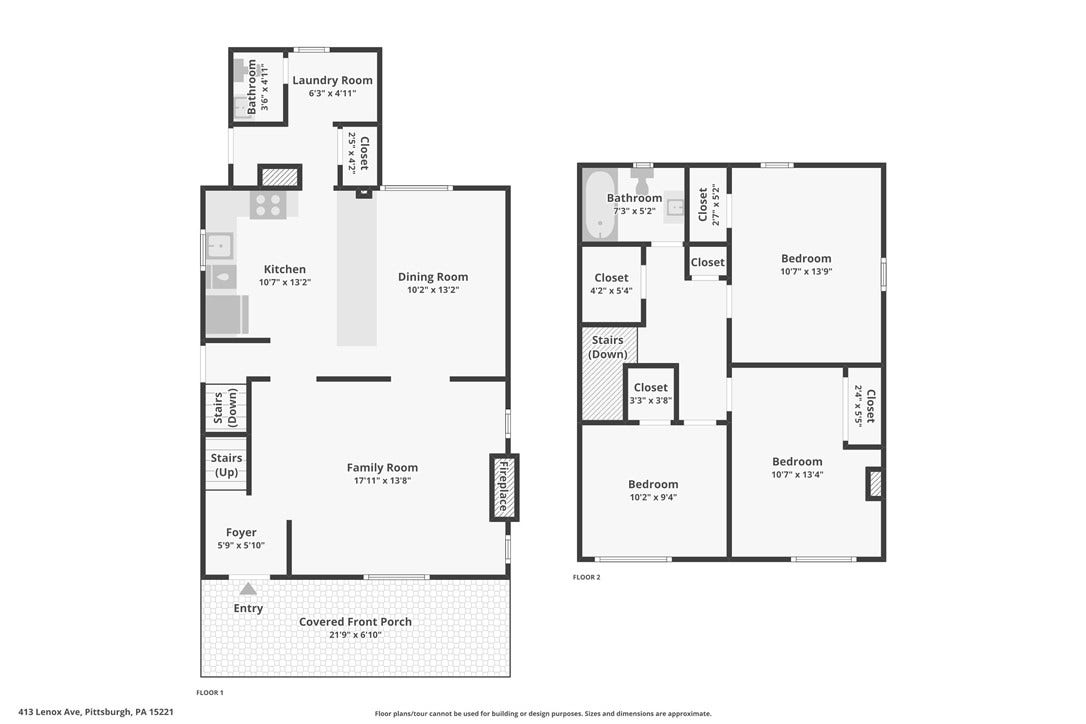 413 Lenox Ave, Pittsburgh, PA 15221 413 Lenox Ave, Pittsburgh, PA 15221
