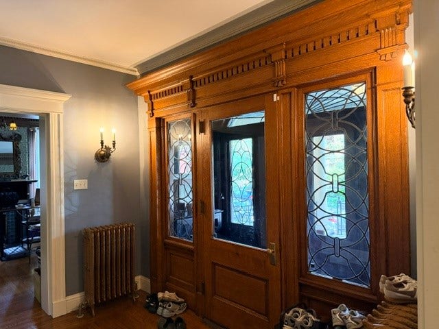 Beautiful mill work in the foyer