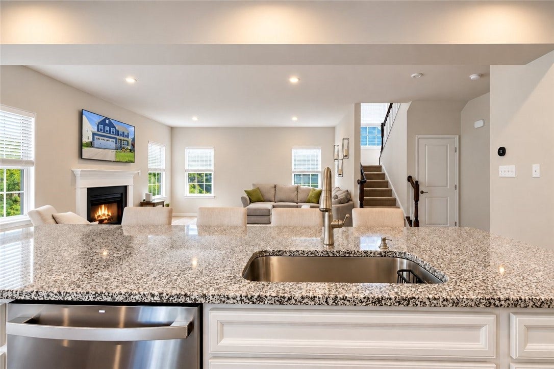 Kitchen view from the Island.