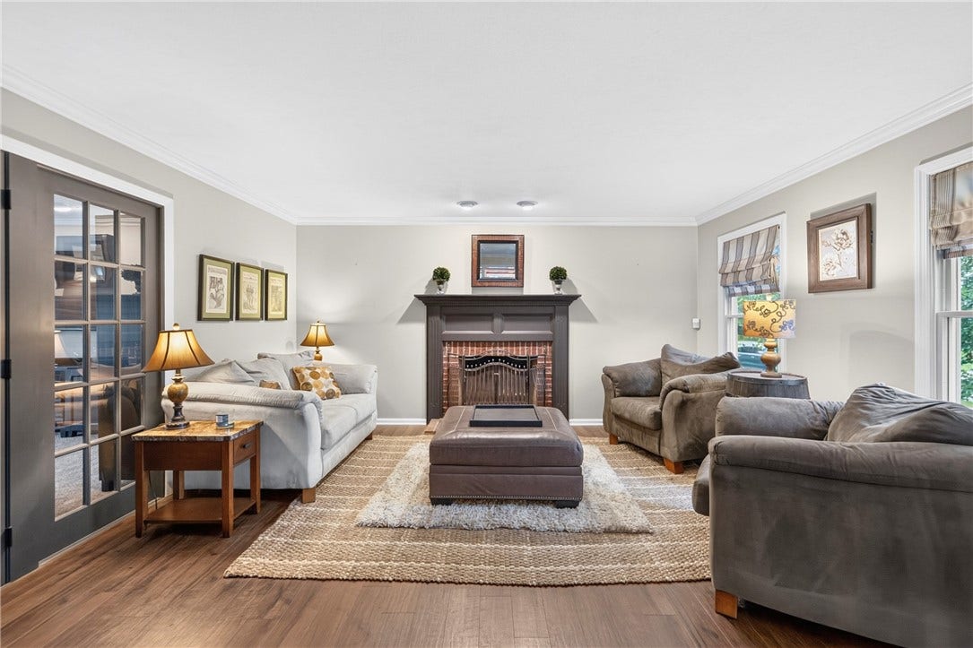 306 Crimson Drive, Pittsburgh, PA 15237 Stately yet warm with a wood burning fireplace.
