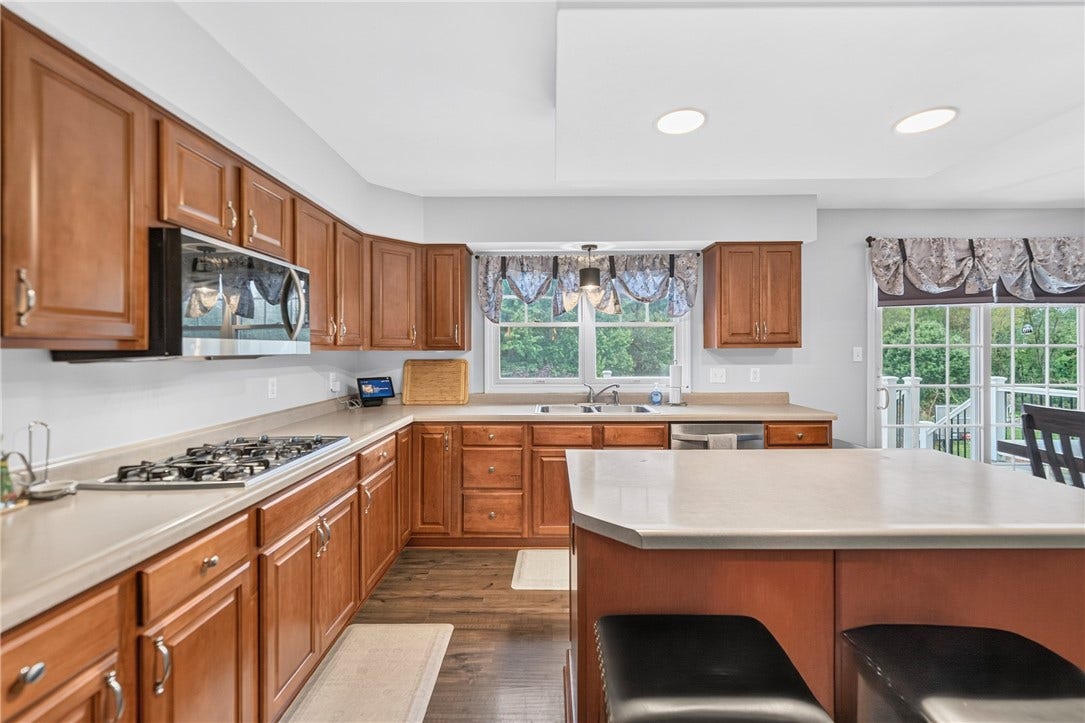 306 Crimson Drive, Pittsburgh, PA 15237 Views of the deck and woods outside of your kitchen wiindow