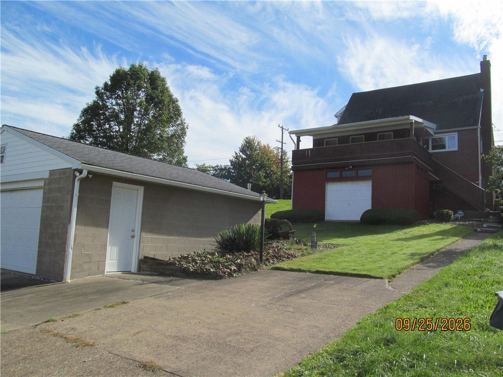 Off street parking, and integral garage