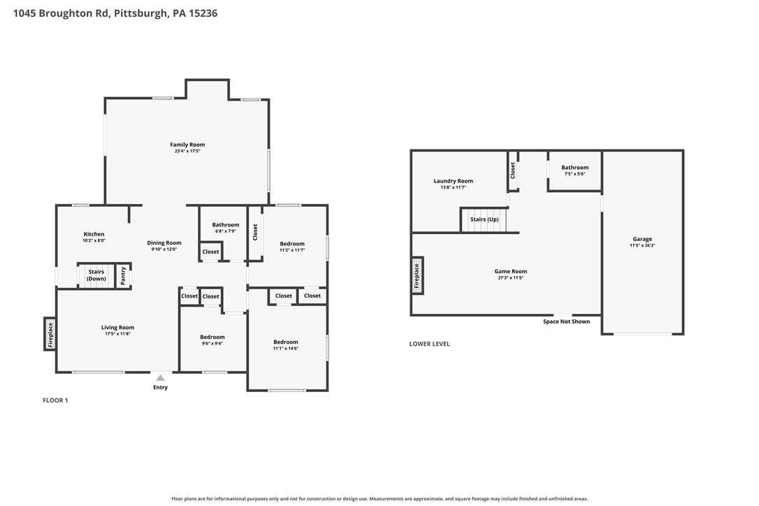 1045 BROUGHTON ROAD, Pittsburgh, PA 15236
