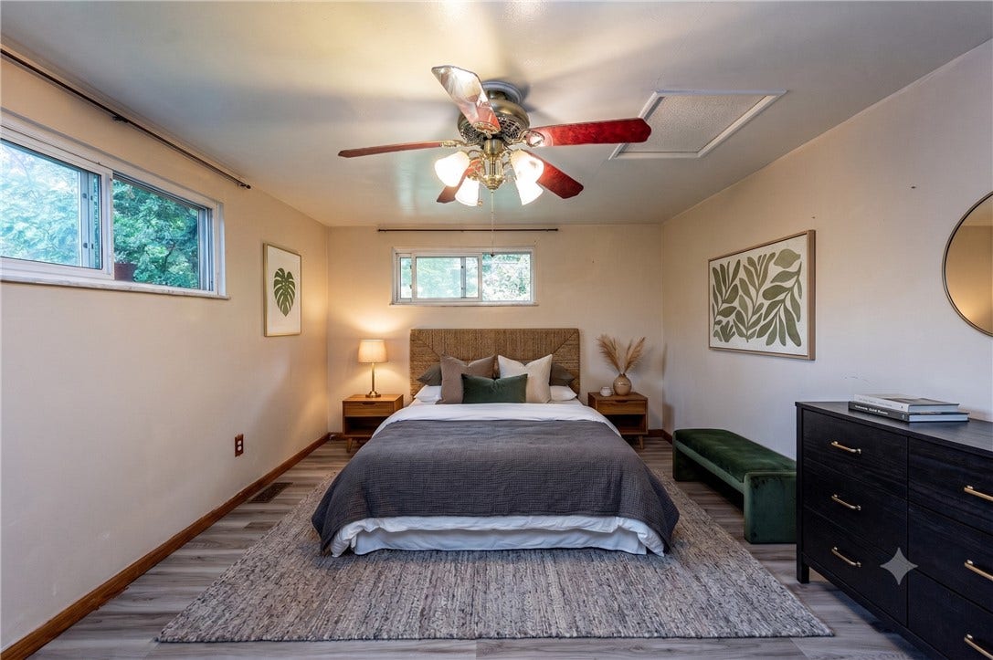 STAGED PRIMARY BEDROOM