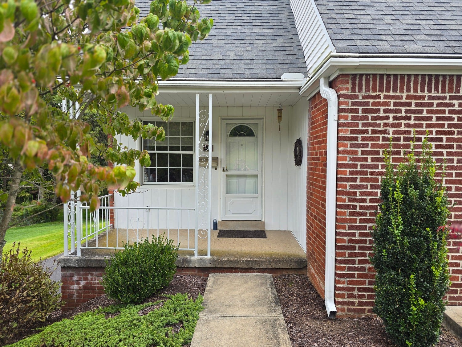 Front of structure