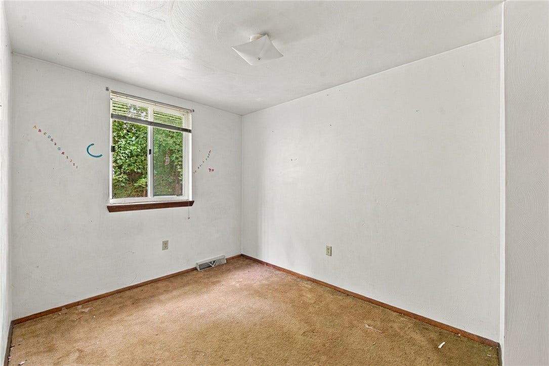 2501 Lincoln Ave, Clairton, PA 15025 Bedroom in Unit 2502, an example of the interior layout for the 2-bedroom, 1-bathroom units.
