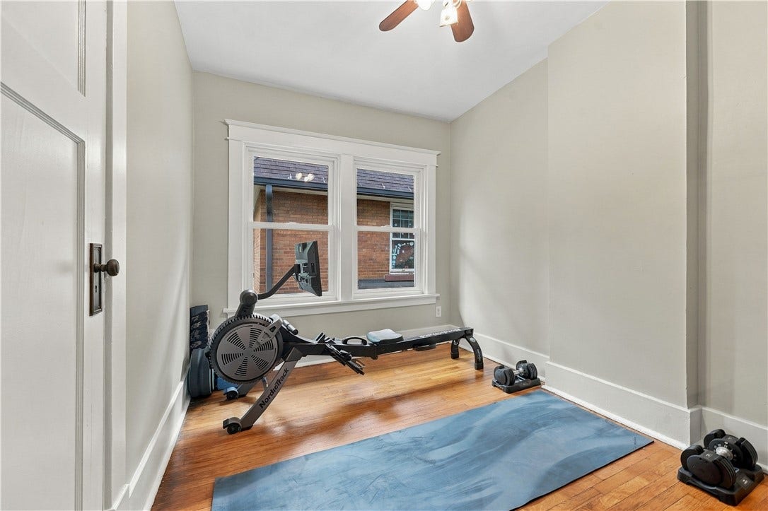 5828 Nicholson St, Pittsburgh, PA 15217 3rd bedroom/exercise room.