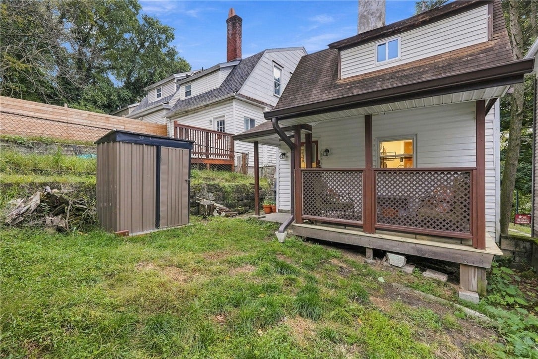 Rear of home