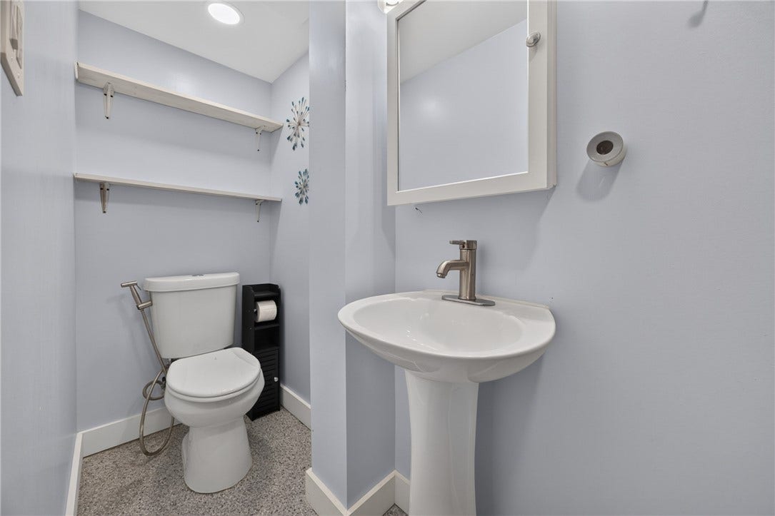 Bathroom, Renovated full bath in Lower Level