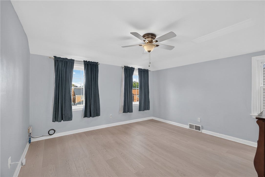 Bedroom-2 (16x11), at the front of the home