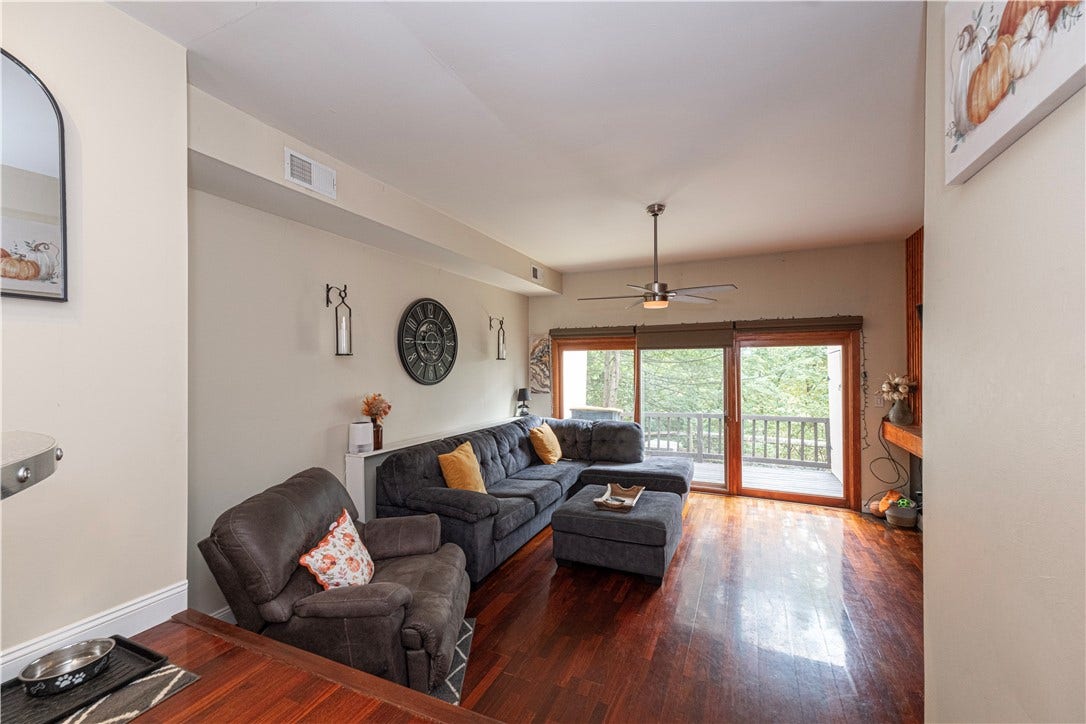 746 Carriage Cir, Pittsburgh, PA 15205 Living Room with Access to back patio