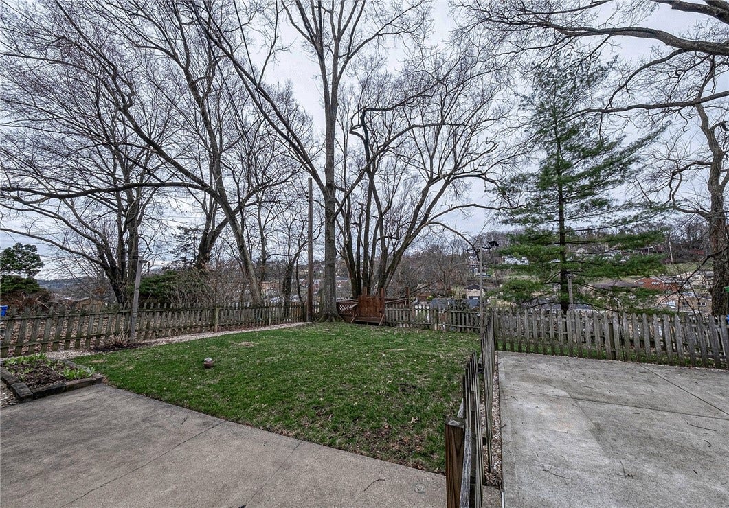 Alternate view of back yard.