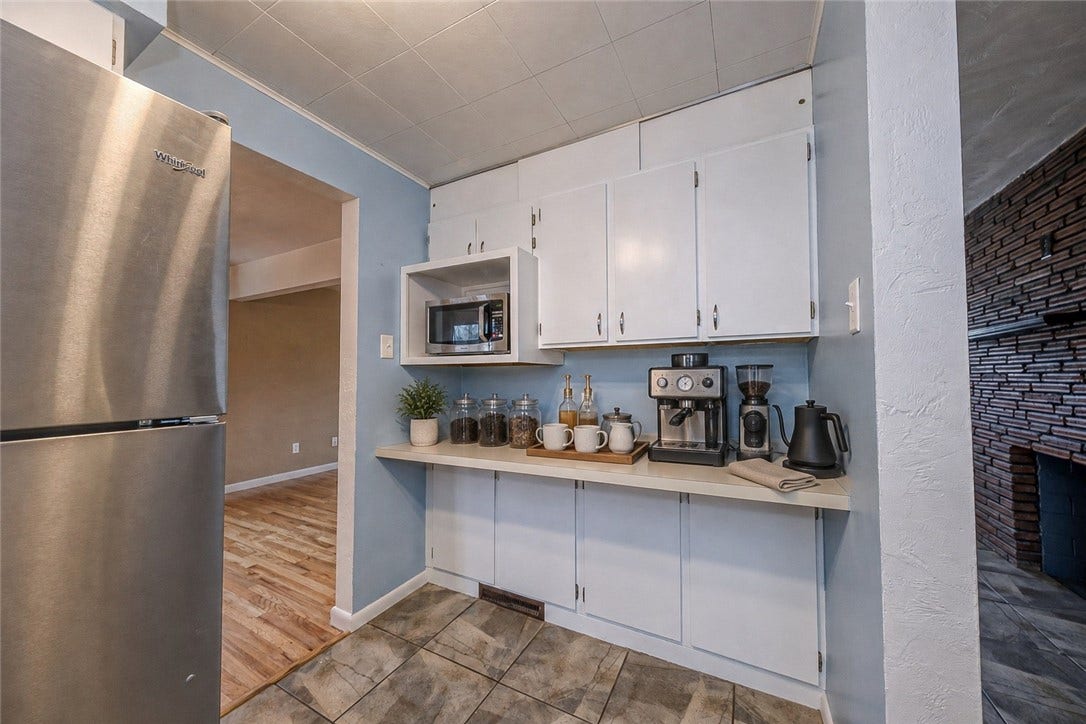 Create your very own coffee bar with all the amenities to enjoy anytime of the day or night.