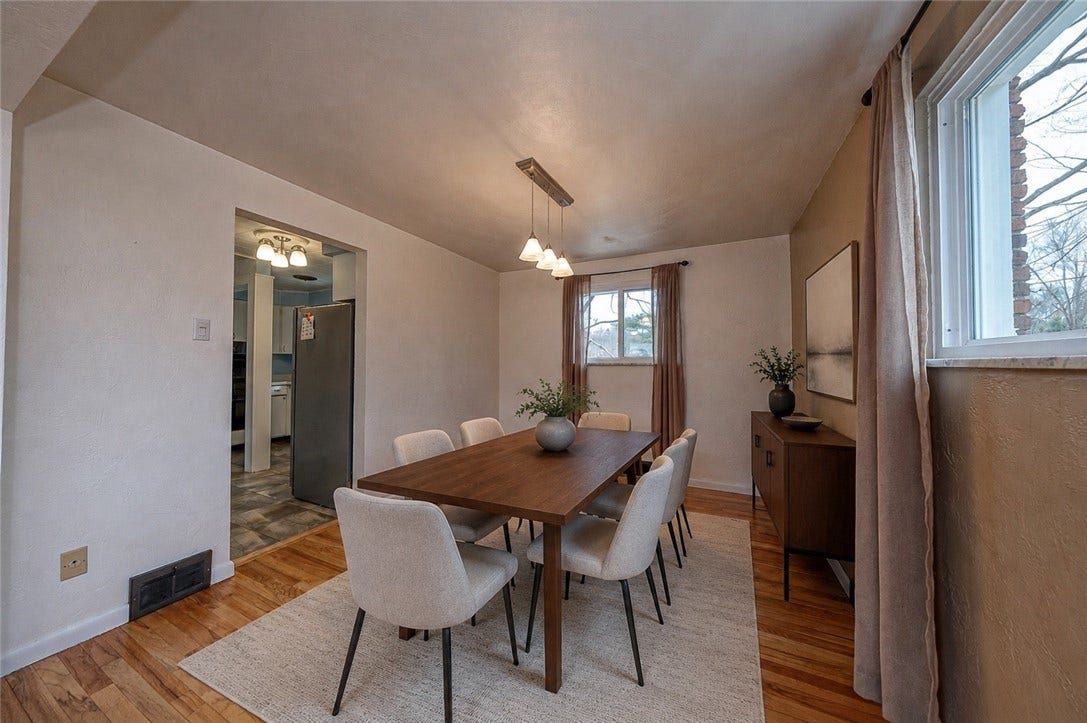 Alternate view of dining room.