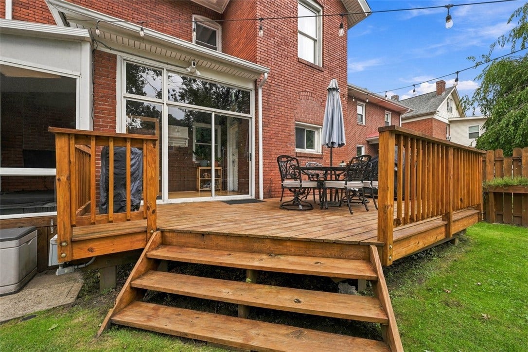 Deck on the Back of the Home