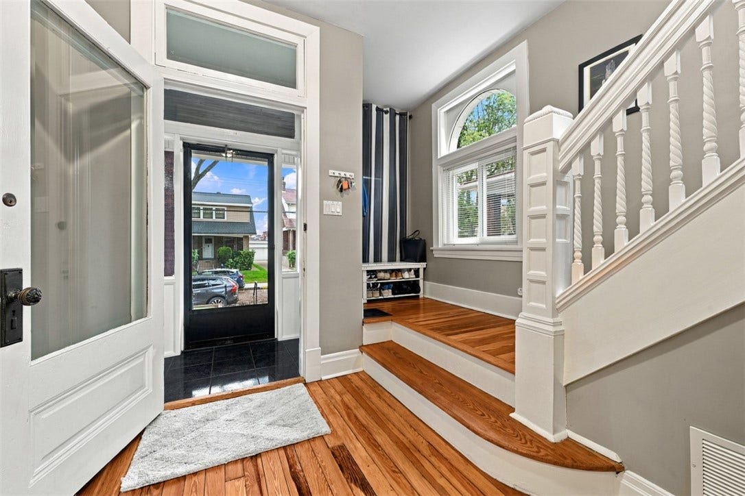 Interior Entry Foyer view from the rear of the Home