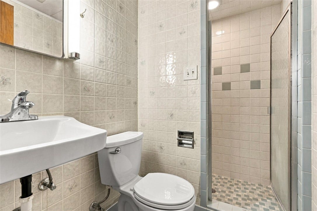 Full bath in finished basement