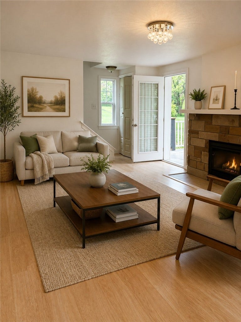 1008 Fidelity, Pittsburgh, PA 15236 cozy main floor living room