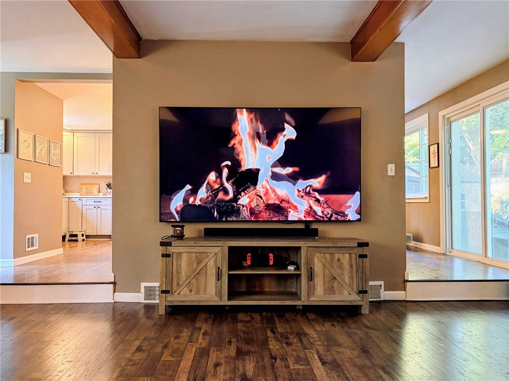 main level sunken living room