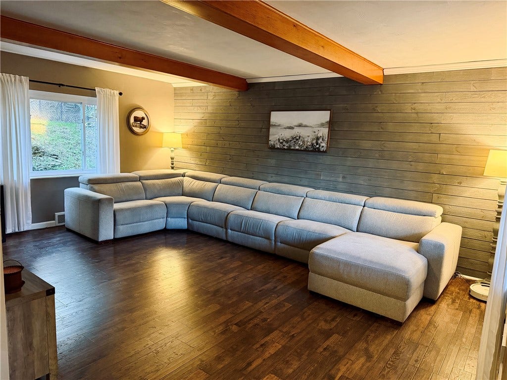 main level sunken living room