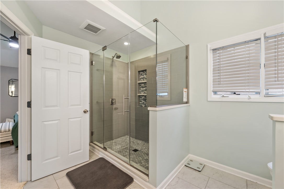 Custom tile shower...