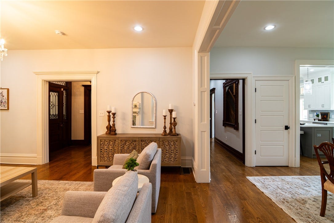 Each room seamlessly flows to the next.