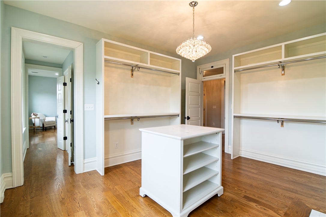 Primary walk in closet