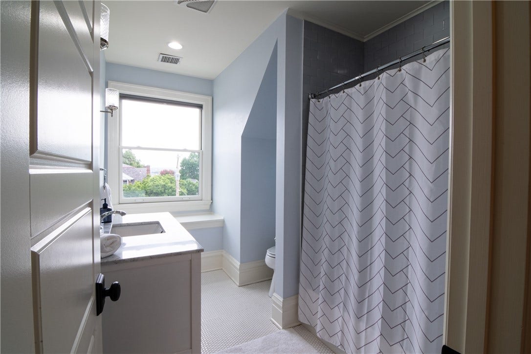Full bath, tastefully finished