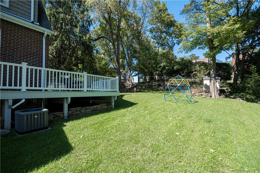 3 Catalpa Pl, Pittsburgh, PA 15228 Backyard with Deck