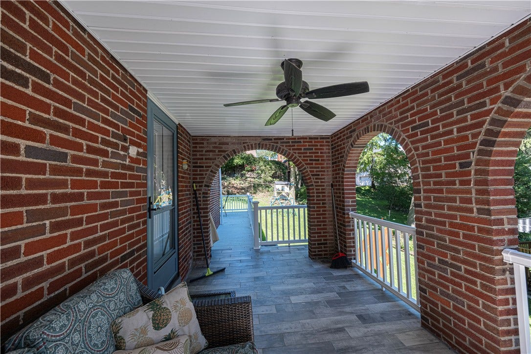 3 Catalpa Pl, Pittsburgh, PA 15228 Covered Side Porch