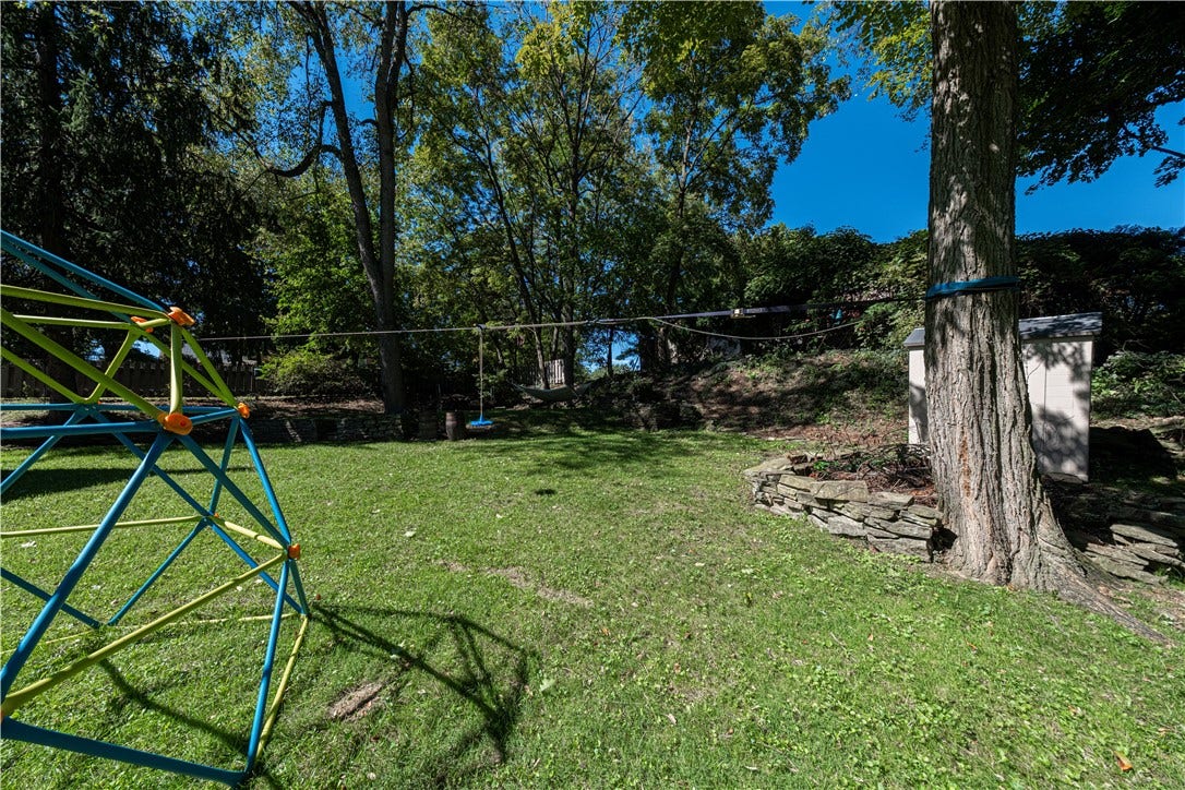 3 Catalpa Pl, Pittsburgh, PA 15228 Backyard with Deck