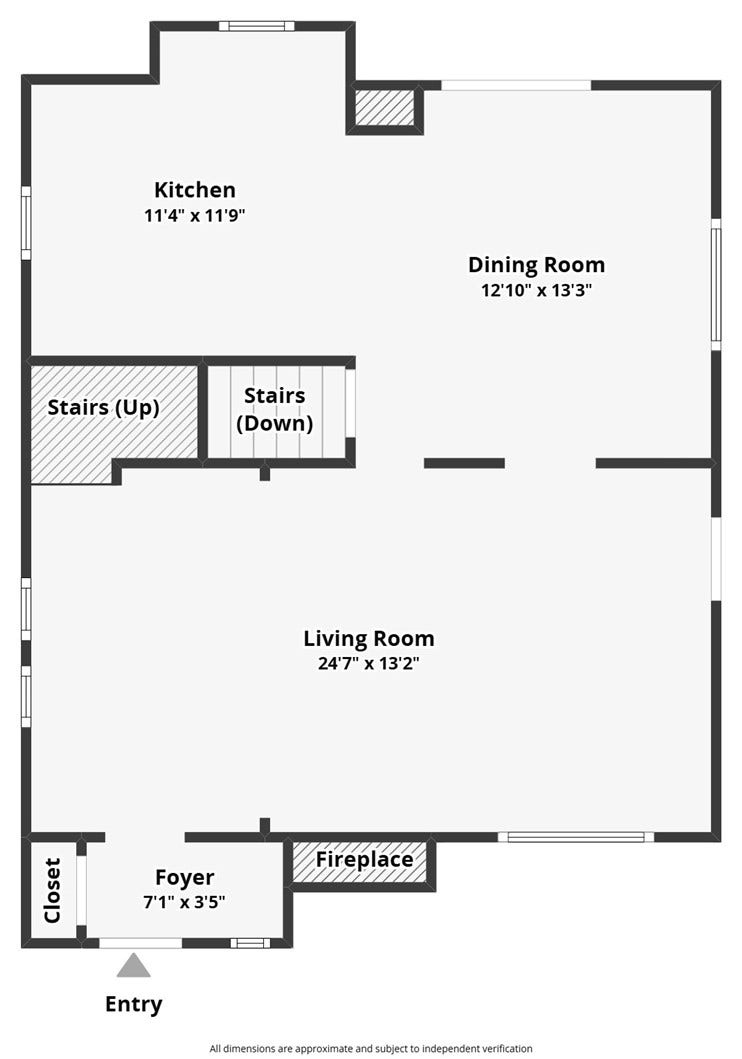 3 Catalpa Pl, Pittsburgh, PA 15228 1st Flr Layout
