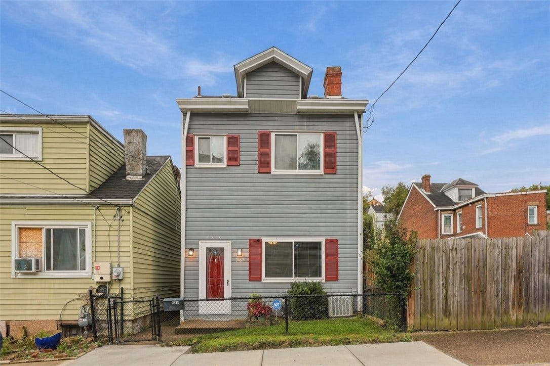 2432 Patterson Street, Pittsburgh, PA 15203 Front of Residence