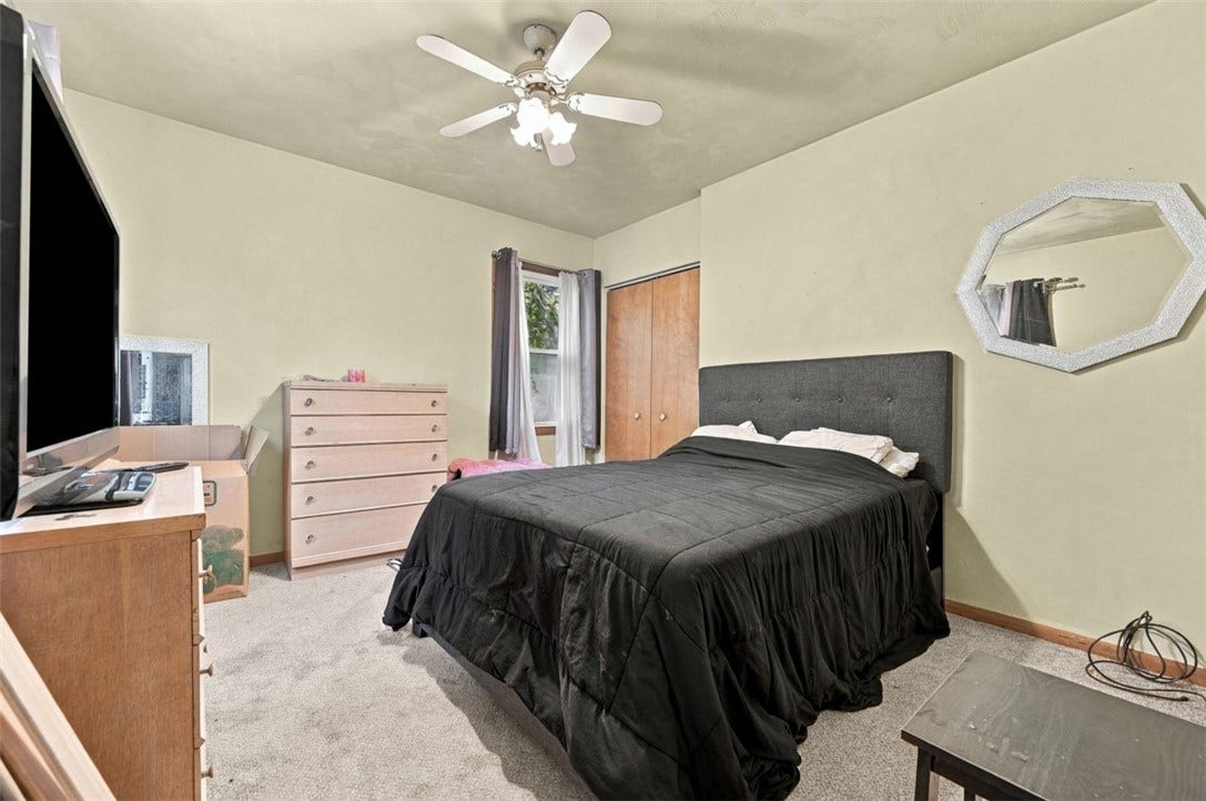 So many possibilities! Use this 1st floor flexible space as a home office, den, or playroom, plus enjoy the bonus of a walk-in closet for extra storage!